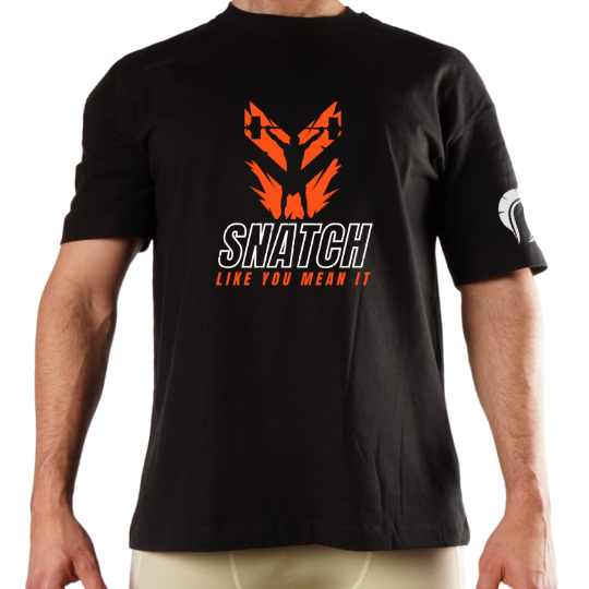 Camiseta Oversized Snatch Like You Mean It